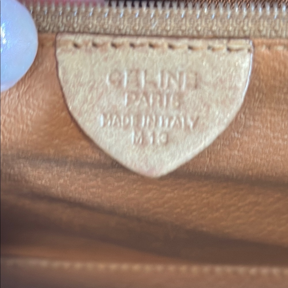 Celine Brown Tote Bag with Luxurious Monogram Pattern - Picture 8 of 9